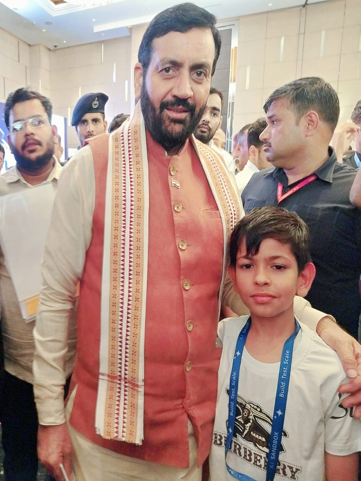 Dsrsh with Haryana CM